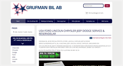 Desktop Screenshot of grufmanbil.se